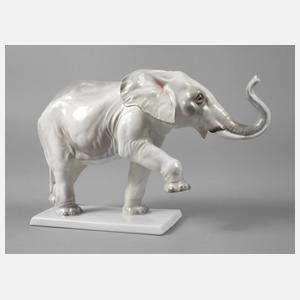 Rosenthal schreitender Elefant