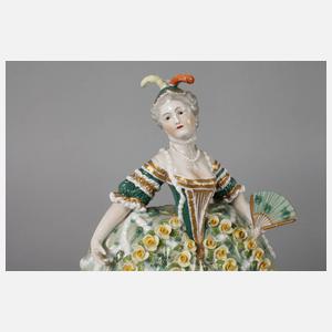 Sevres zwei Rokokodamen im Originalkarton