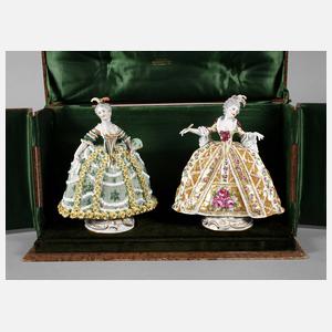 Sevres zwei Rokokodamen im Originalkarton