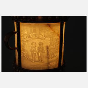 Teelichthalter mit Lithophanie