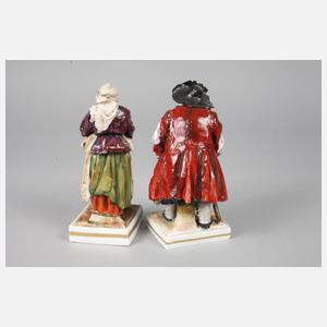 Thüringen zwei Bettlerfiguren