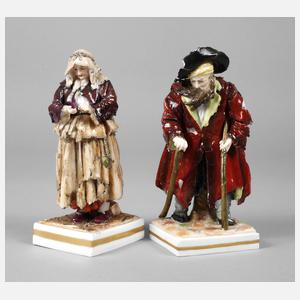Thüringen zwei Bettlerfiguren