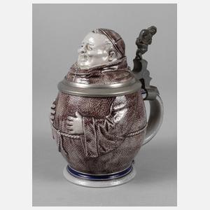 Westerwald Bierkrug als Mönch