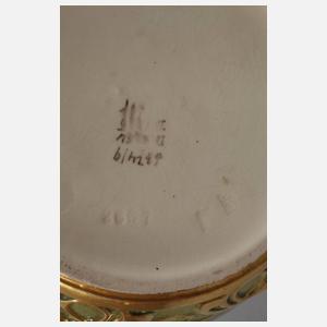 Bonn Jugendstilvase mit Mädchenmotiv