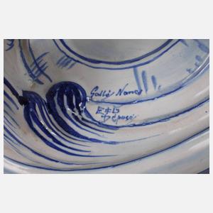 Émile Gallé Löwe als Leuchter