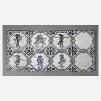 Acht italienische Fliesen111