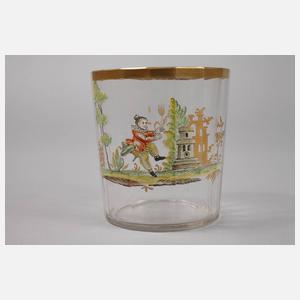 Drei barocke Emailbecher