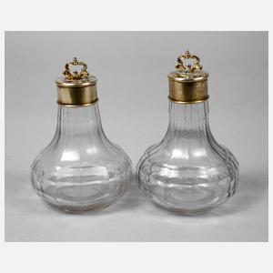 Paar Parfumflakons