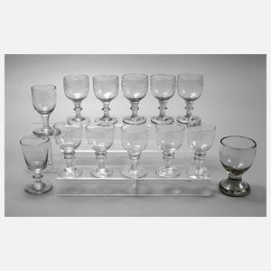 Konvolut Abrissgläser