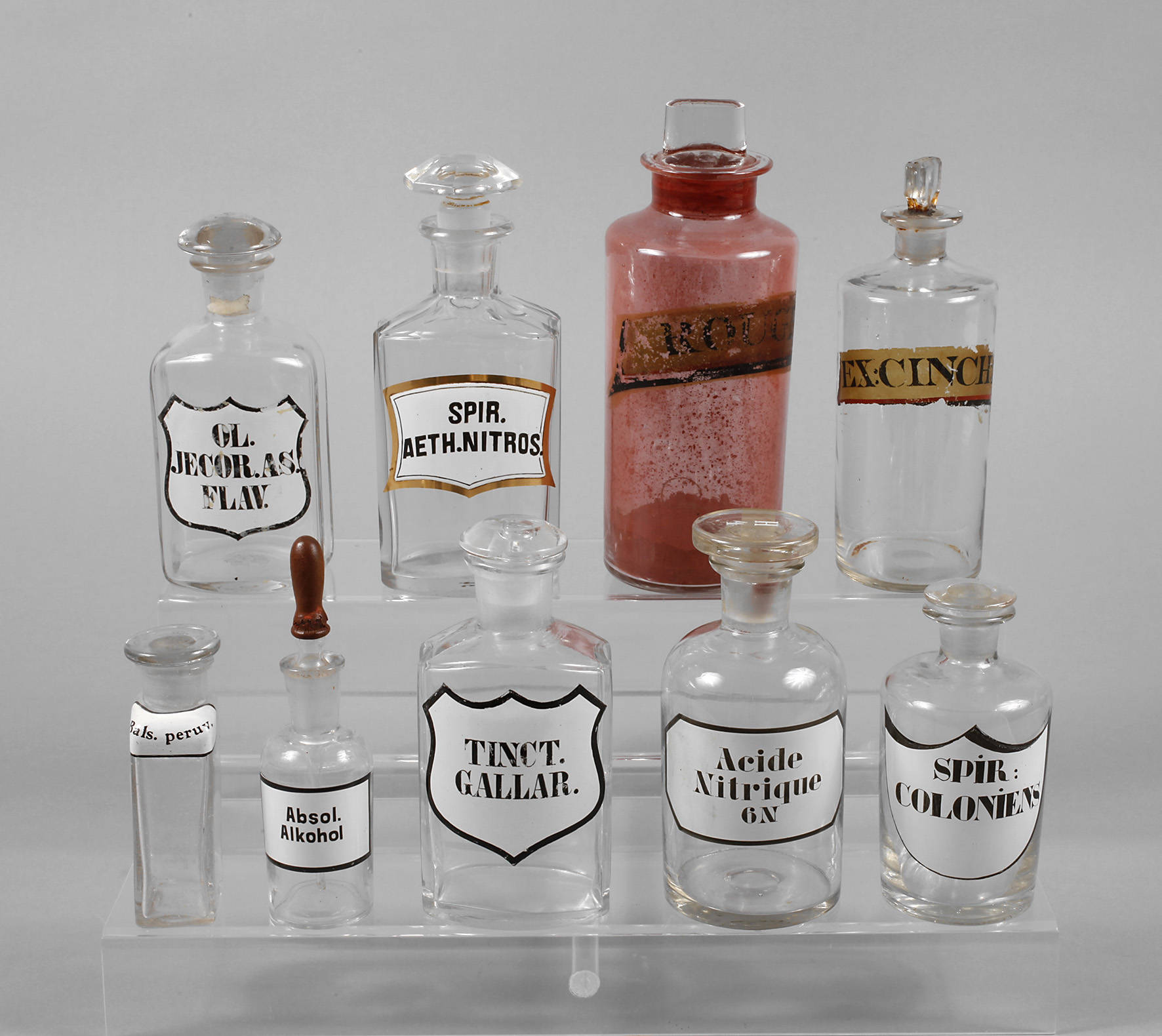 Konvolut Apothekerflaschen