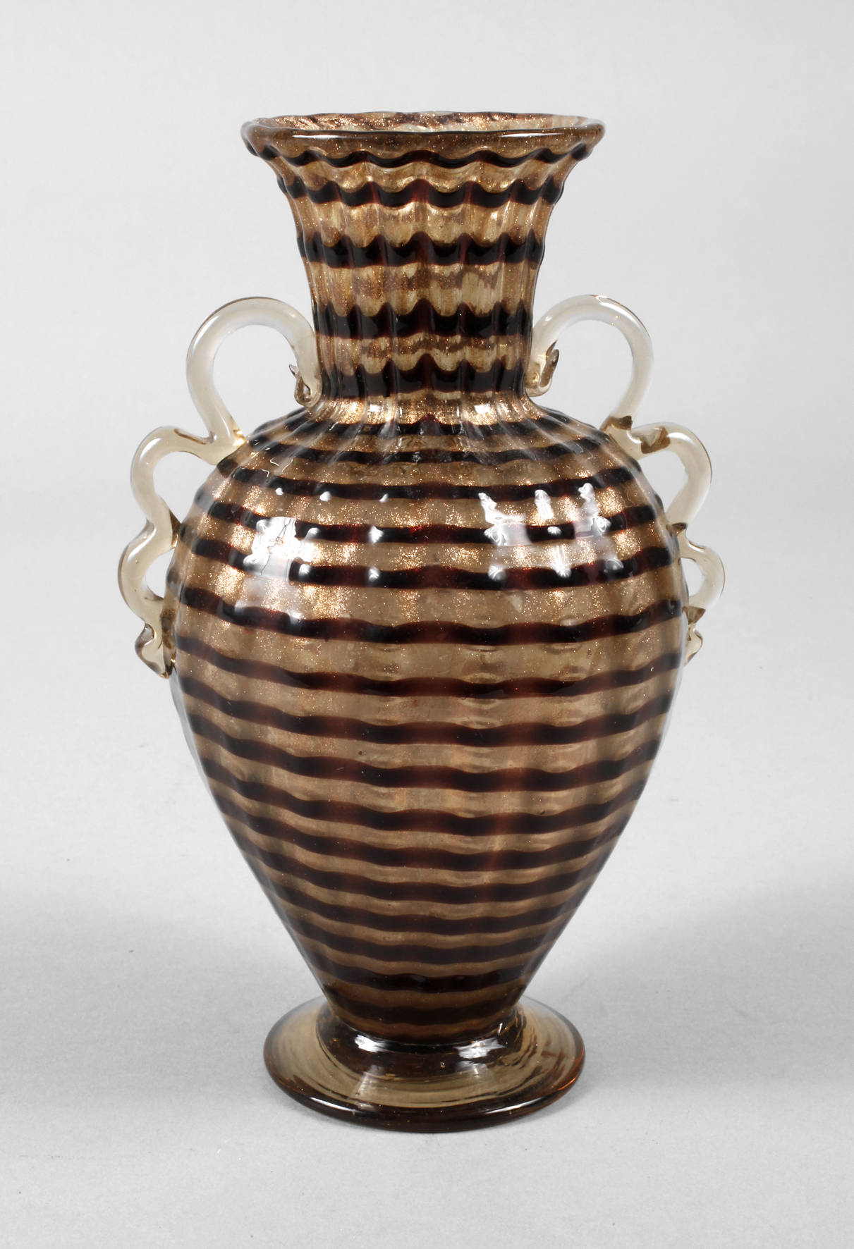 Murano Vase Kupferaventurin