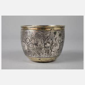 Barocker Silberbecher