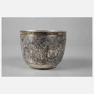 Barocker Silberbecher