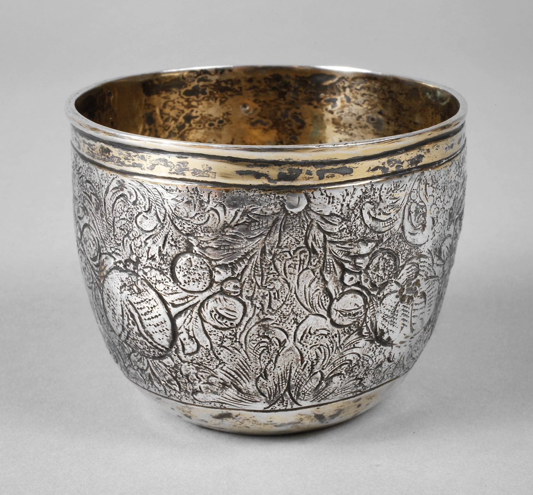 Barocker Silberbecher