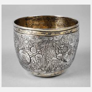 Barocker Silberbecher