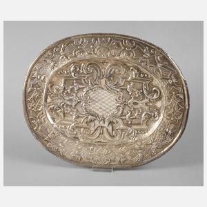 Große Schauplatte Silber