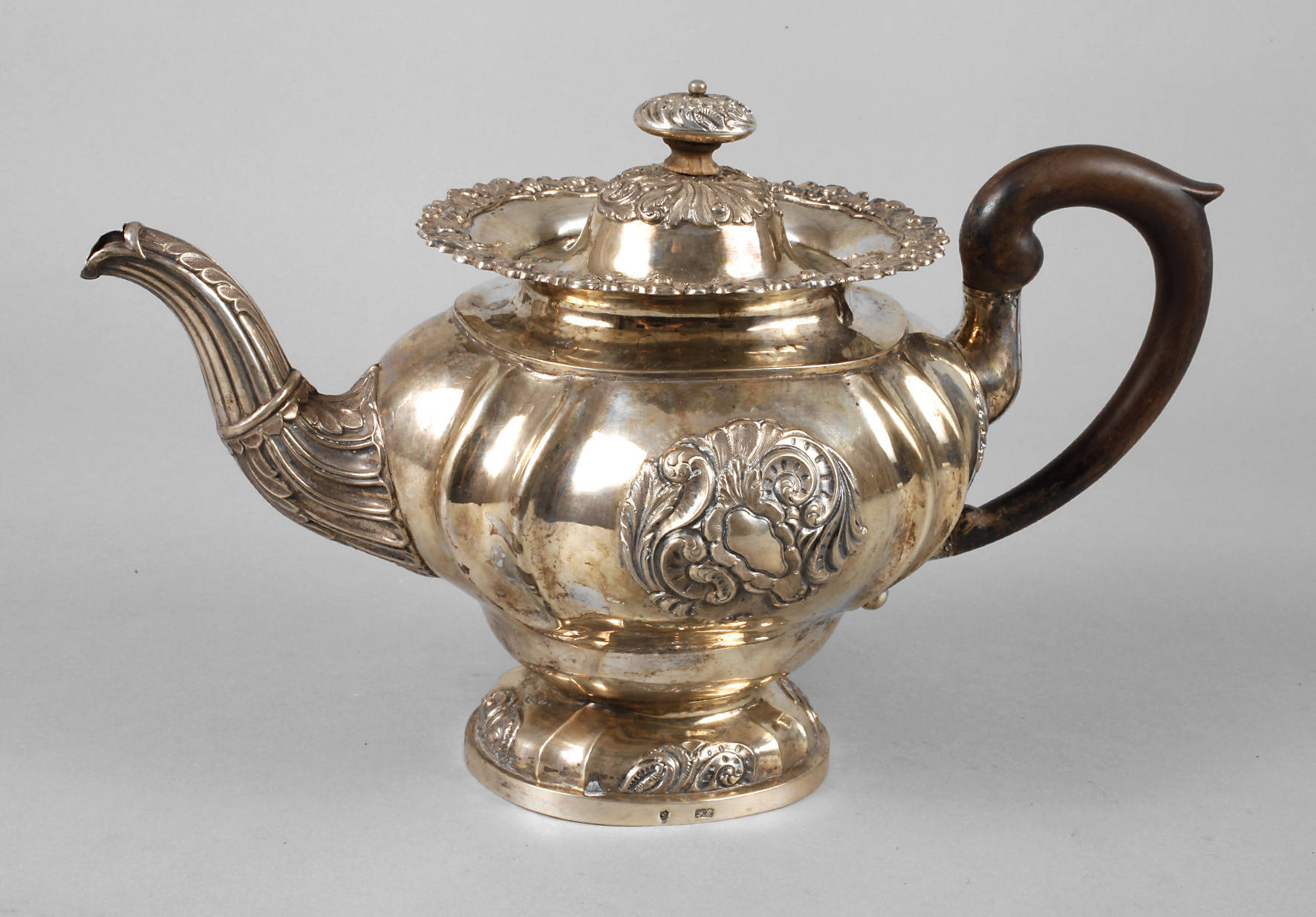 Biedermeierkanne Silber