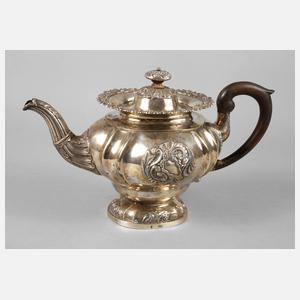 Biedermeierkanne Silber