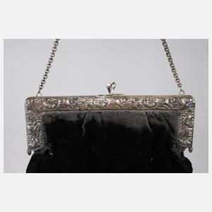 Abendtasche mit Silbermontierung