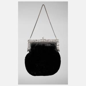 Abendtasche mit Silbermontierung