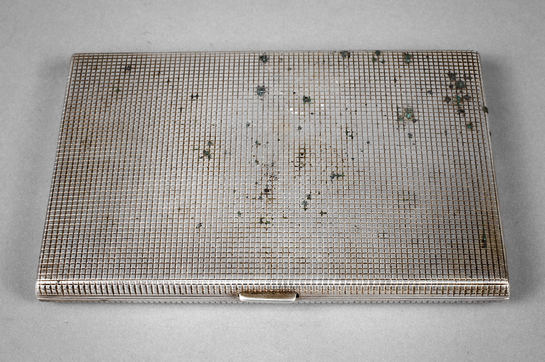 Dänisches Zigarettenetui Silber