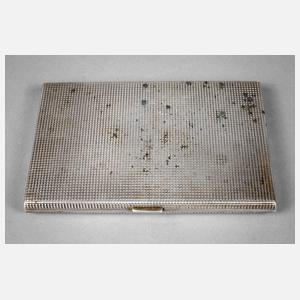 Dänisches Zigarettenetui Silber