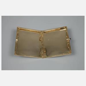 Feines Zigarettenetui Gold