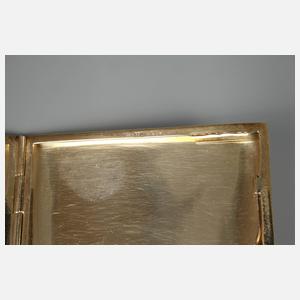Feines Zigarettenetui Gold
