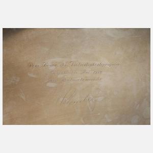 Großes Silbertablett