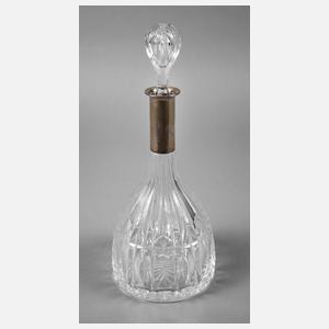 Karaffe mit Silbermontierung