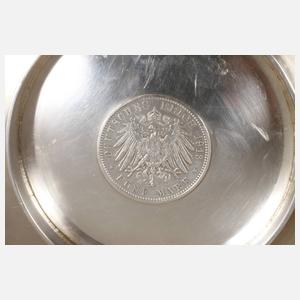 Münzschale Silber