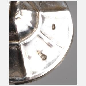 Sechs Likörbecher Silber