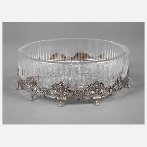 Konfektschale mit Silbermontierung