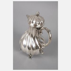 Silber Kernstück vier Teile in Barockform