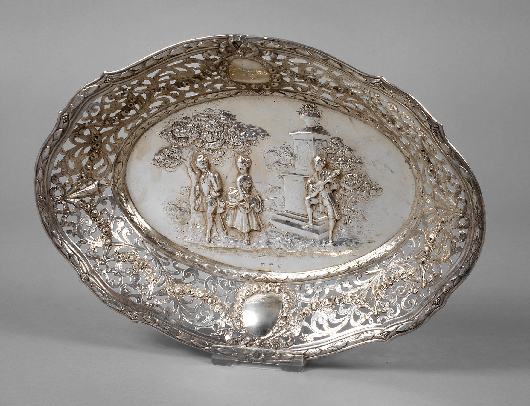 Silberschale Rokokostil
