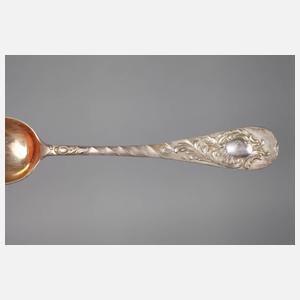 Zwölf Mokkalöffel Silber