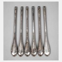 Frankreich sechs Hummergabeln Silber111