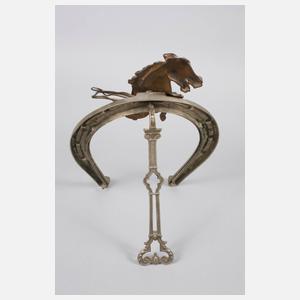 Bilderrahmen mit Pferdekopf