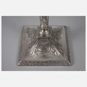 Kayserzinn Jugendstilleuchter