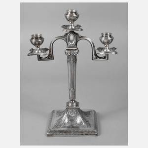 Kayserzinn Jugendstilleuchter