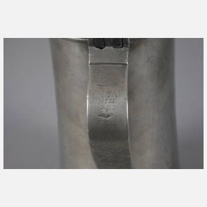 Großer Greizer vogtländischer Zinnkrug