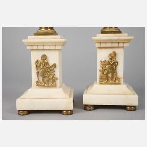 Paar fünflammige Girandolen