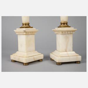 Paar fünflammige Girandolen