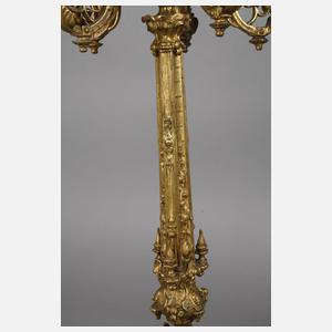 Paar große Girandolen Historismus