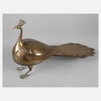 Wandgefäß als Pfau111