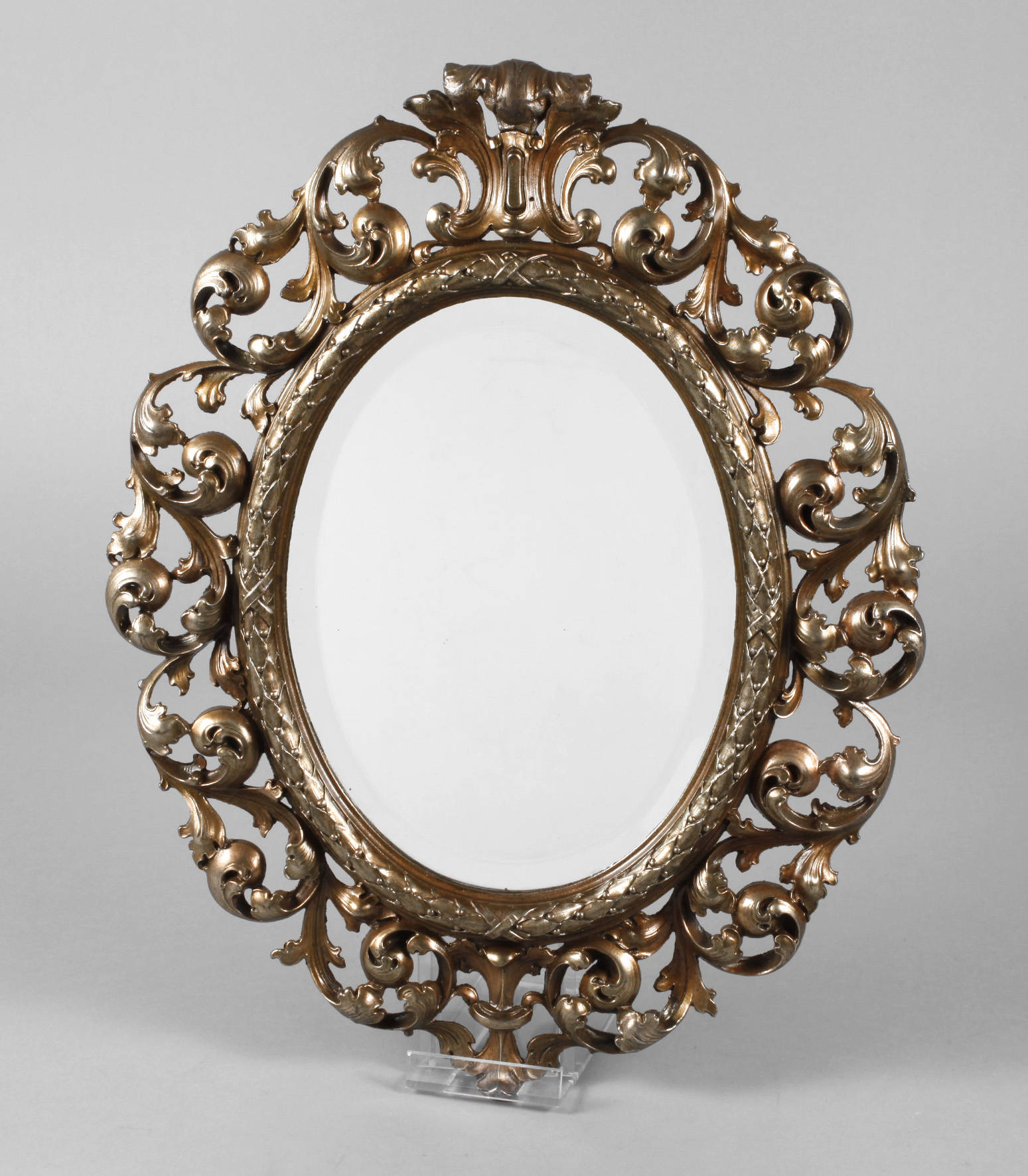 Großer Wandspiegel Eisenwerk Lauchhammer