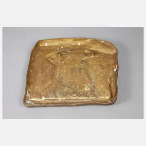 Antikisierendes Bronzerelief