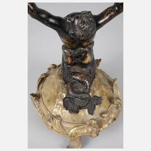 François-Simon-Alphonse Giroux, Paar Figürliche Rokokoleuchter