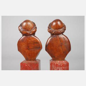 Paar orientalische Büsten