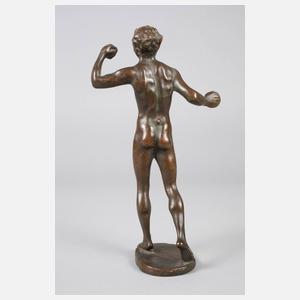 Musizierender Faun mit Zimbeln